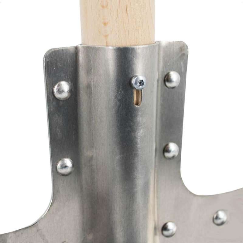Aluminium Schaufel mit Holz-Stiel