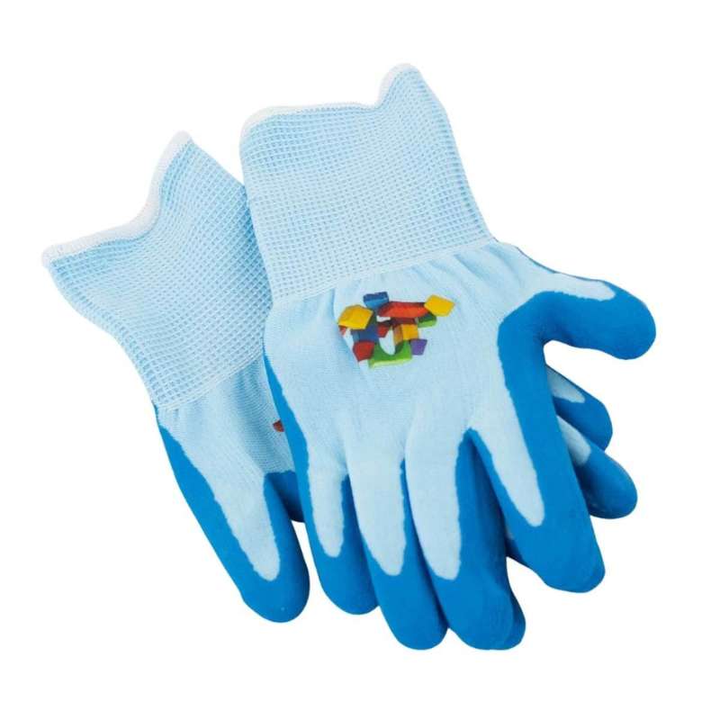 Blaue Gartenhandschuhe für Kinder (4 bis 6 Jahre)