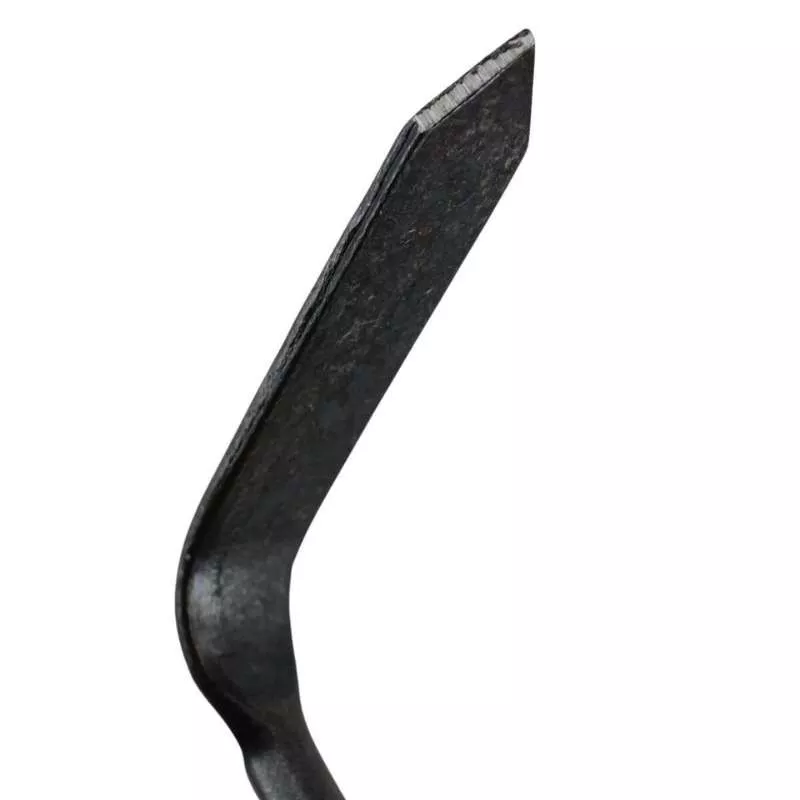 Fingerjäter mit Holzgriff - Detail Klinge