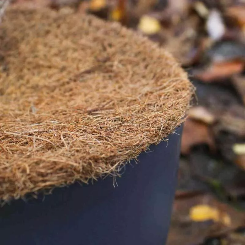 Runde Kokosmatte als Winterschutz für Pflanzen (10mm)